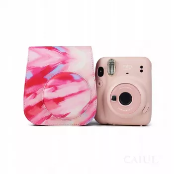 LOVEINSTANT Funda estuche bolsa para Fujifilm Instax Mini 11 - estampado Brush Strokes