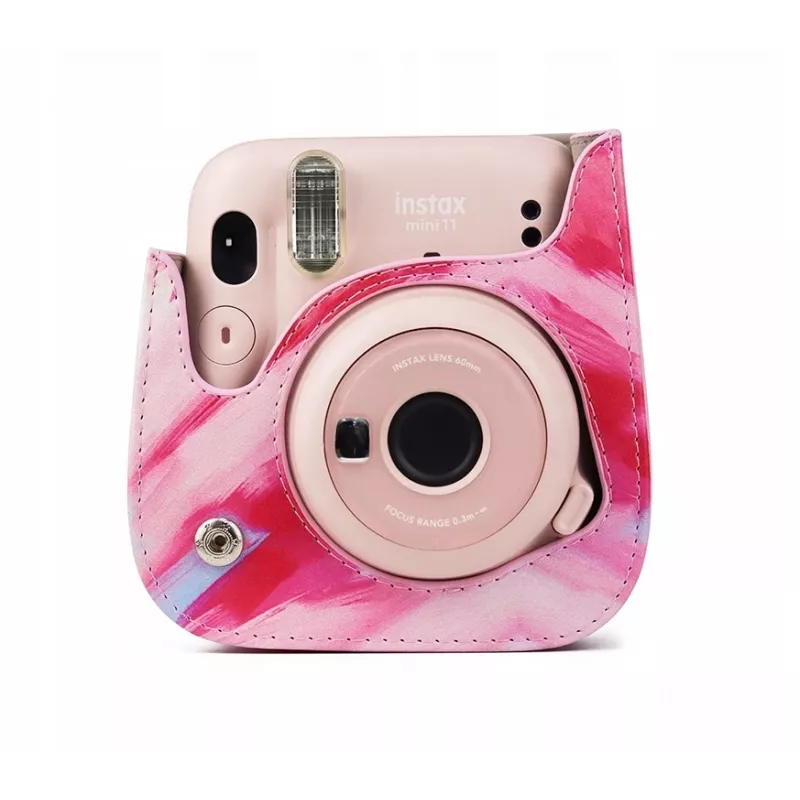 LOVEINSTANT Funda estuche bolsa para Fujifilm Instax Mini 11 - estampado Brush Strokes