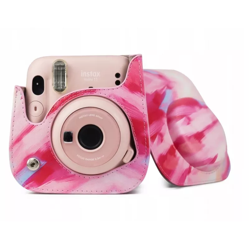 LOVEINSTANT Funda estuche bolsa para Fujifilm Instax Mini 11 - estampado Brush Strokes