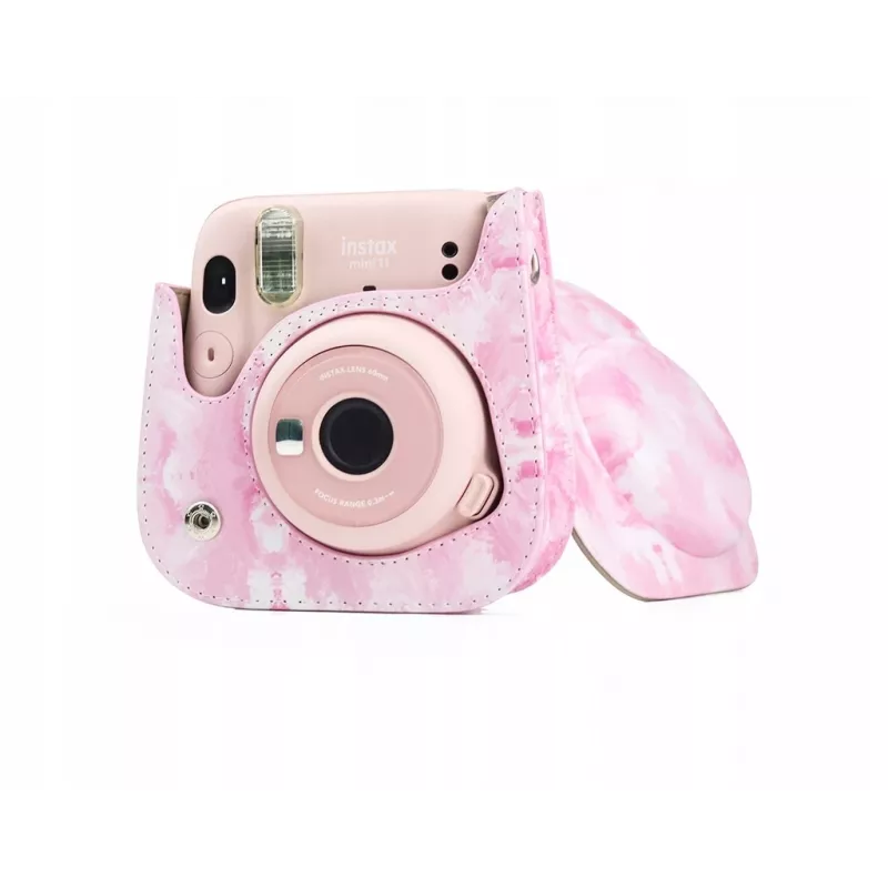LOVEINSTANT Funda protectora para Fujifilm Instax Mini 11 - Watercolor Pink Blurs