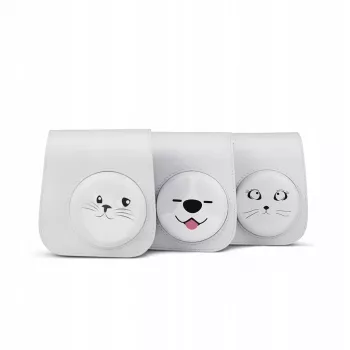 LOVEINSTANT Funda estuche bolsa para Fujifilm Instax Mini 11 - diseño perro gris