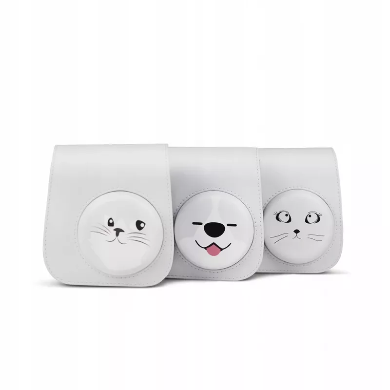 LOVEINSTANT Funda estuche bolsa para Fujifilm Instax Mini 11 - diseño perro gris