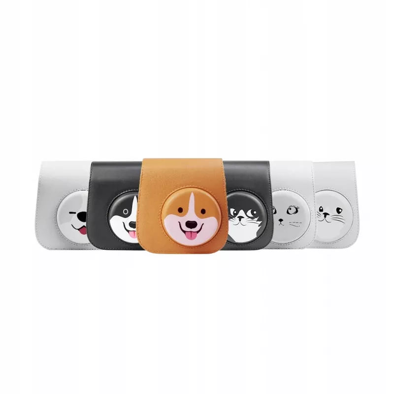 LOVEINSTANT Funda estuche bolsa para Fujifilm Instax Mini 11 - diseño perro gris