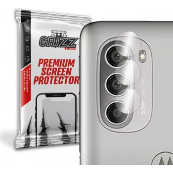 Protector de lente de cámara de cristal híbrido GrizzGlass para Motorola Moto G60s