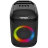 Tonsil Party Dance 800 Altavoz Bluetooth portátil para fiestas con karaoke, LED disco, 80 W RMS, 2 altavoces de graves de 8