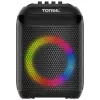 Tonsil Party Dance 800 Altavoz Bluetooth portátil para fiestas con karaoke, LED disco, 80 W RMS, 2 altavoces de graves de 8