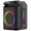 Tonsil Party Dance 800 Altavoz Bluetooth portátil para fiestas con karaoke, LED disco, 80 W RMS, 2 altavoces de graves de 8