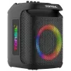 Tonsil Party Dance 800 Altavoz Bluetooth portátil para fiestas con karaoke, LED disco, 80 W RMS, 2 altavoces de graves de 8