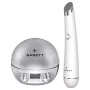Garett Beauty Pretty Face + Glow Eye White - Dispositivo multifunción de cuidado facial y ocular con terapia LED, limpieza, masaje