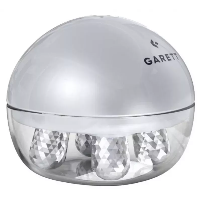 Garett Beauty Pretty Face + Glow Eye White - Dispositivo multifunción de cuidado facial y ocular con terapia LED, limpieza, masaje