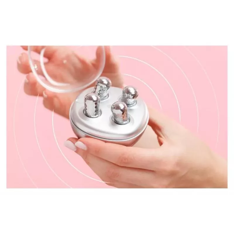 Garett Beauty Pretty Face + Glow Eye White - Dispositivo multifunción de cuidado facial y ocular con terapia LED, limpieza, masaje