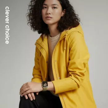 Crong Melange Correa magnética para Apple Watch 38/40/41/42 mm (amarillo melange)