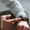 Crong Correa de silicona líquida para Apple Watch 44/45/46/49 mm - graphite