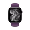 Crong Correa deportiva de silicona líquida para Apple Watch 44/45/46/49 mm - Plum