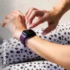 Crong Correa deportiva de silicona líquida para Apple Watch 44/45/46/49 mm - Plum