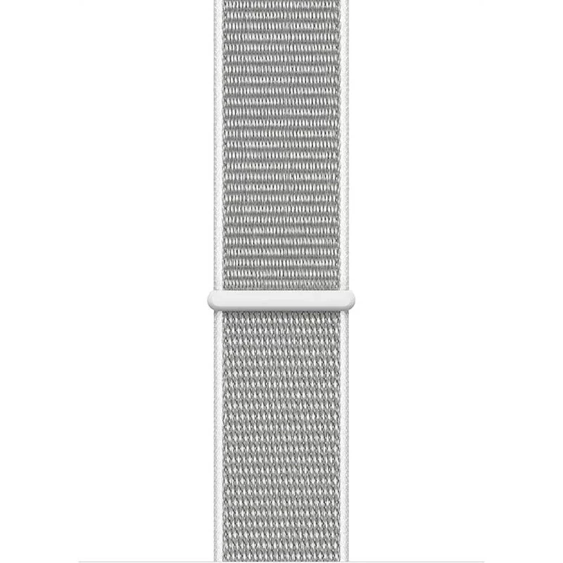 Crong Correa deportiva de nylon para Apple Watch 44/45/46/49 mm (gris plateado)