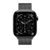 Crong Milano Steel - Correa de acero inoxidable para Apple Watch 38/40/41/42 mm (Grafito)