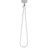 Crong Phone Crossbody Lanyard con cadena plateada - Correa universal para smartphone