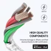 Crong Armor Link Cable USB-C a Lightning Fast Charging MFi 150 cm Blanco