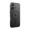 Crong Clear MAG Pro Case para Apple iPhone 16, MagSafe, Negro