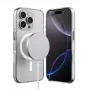 Crong Clear MAG Pro Case para iPhone 16 Pro, MagSafe, Transparente