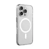 Crong Clear MAG Pro Case para iPhone 16 Pro, MagSafe, Transparente