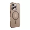 Crong Clear MAG Pro Case para iPhone 16 Pro Max, MagSafe, Desert