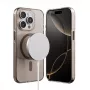 Crong Clear MAG Pro Case para iPhone 15 Pro con MagSafe (Color desierto)