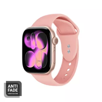 Crong Liquid - Correa para Apple Watch 38/40/41/42 mm (Salmón)