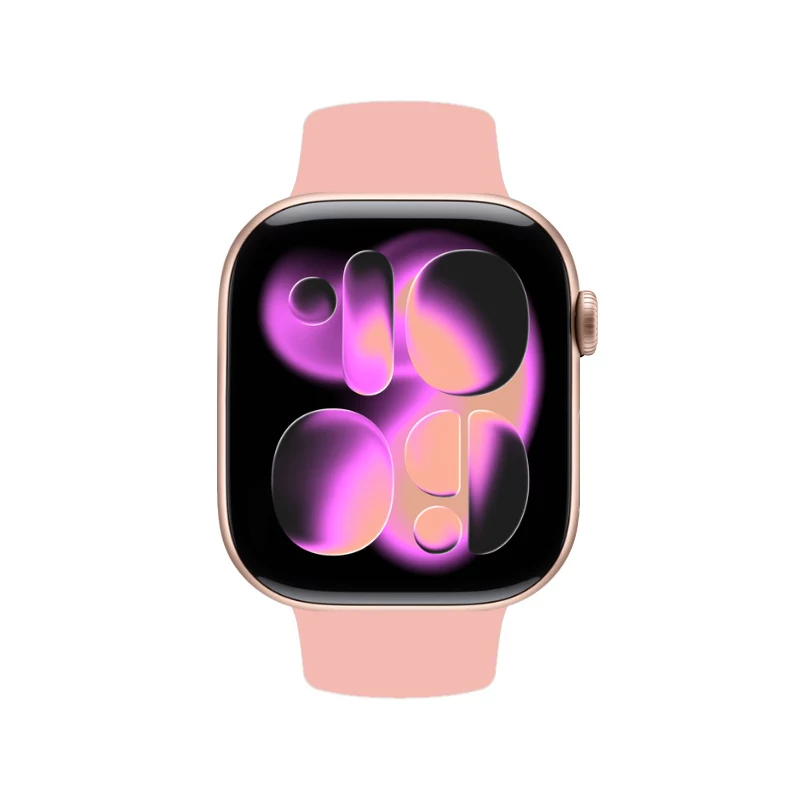Crong Liquid - Correa para Apple Watch 38/40/41/42 mm (Salmón)