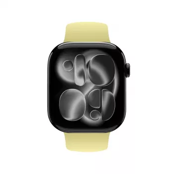 Crong Liquid - Correa para Apple Watch 38/40/41/42 mm (Amarillo paja)