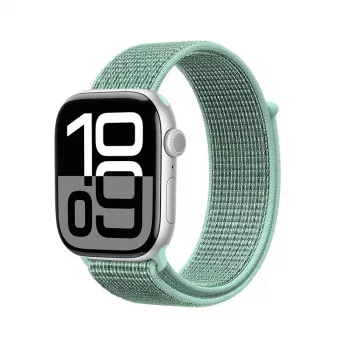Crong Nylon Sport Loop para Apple Watch 38/40/41/42 mm Verde