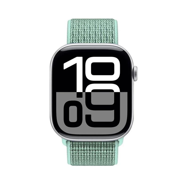 Crong Nylon Sport Loop para Apple Watch 38/40/41/42 mm Verde