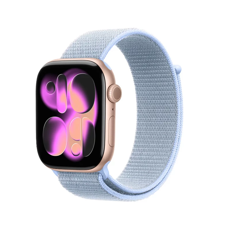 Crong Nylon Correa para Apple Watch 38/40/41/42 mm Azul