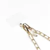 Crong Cordón cruzado - Correa para teléfono (White Twist)