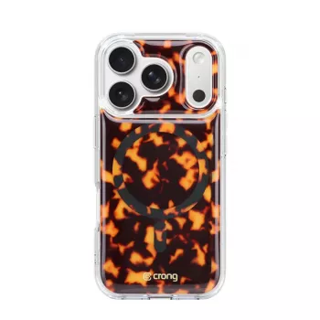 Crong Deluxe MAG Cover - Funda para iPhone 17 Pro MagSafe (carey)