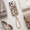 Crong Phone Charm Pearl Twist - Lanyard elegante para fundas de teléfono