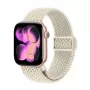 Crong Wave Band Correa de nylon trenzado para Apple Watch 38/40/41/42 mm (Beige)