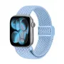Crong Wave Band Solo Loop de nylon trenzado para Apple Watch 38/40/41/42 mm Azul