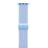 Crong Wave Band Solo Loop de nylon trenzado para Apple Watch 38/40/41/42 mm Azul