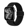 Crong Wave Band Correa trenzada para Apple Watch 38/40/41/42 mm (Negro)