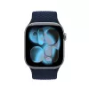 Crong Wave Band Correa de tela trenzada para Apple Watch 38/40/41/42 mm (Navy Blue)