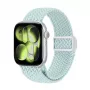 Crong Wave Band Correa de tela trenzada para Apple Watch 38/40/41/42 mm (Menta)