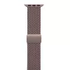 Crong Wave Band - Correa trenzada para Apple Watch 44/45/46/49 mm (Marrón)