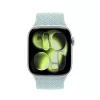 Crong Wave Band Braided Solo Loop para Apple Watch 44/45/46/49 mm (menta)