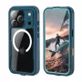 Crong Seal Cover funda impermeable IP68 para Apple iPhone 17 Pro (azul marino)