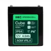 Batería Greencell AGM VRLA 12V 4,5Ah sin mantenimiento para cajas registradoras, juguete, cámaras (90x70x106mm)