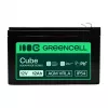 Batería Greencell AGM VRLA 12V 12Ah sin mantenimiento para cajas registradoras, juguete, cámaras (151x98,5x95mm)