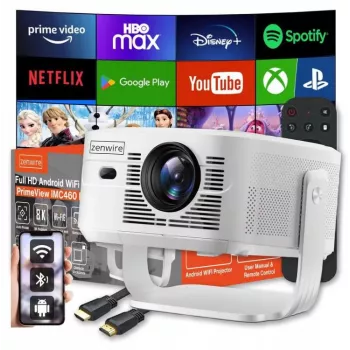Zenwire PrimeView IMC460 Pro mini proyector portátil Android 14 WiFi