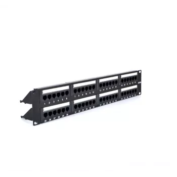 RACKTEL RL-PP4885E panel de parcheo Cat.5e UTP de 48 puertos 2U 19